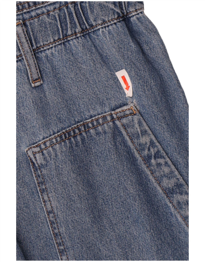 Damski kombinezon jeansowy Oversize z długim rękawem Topshop UK 10, mały niebieski