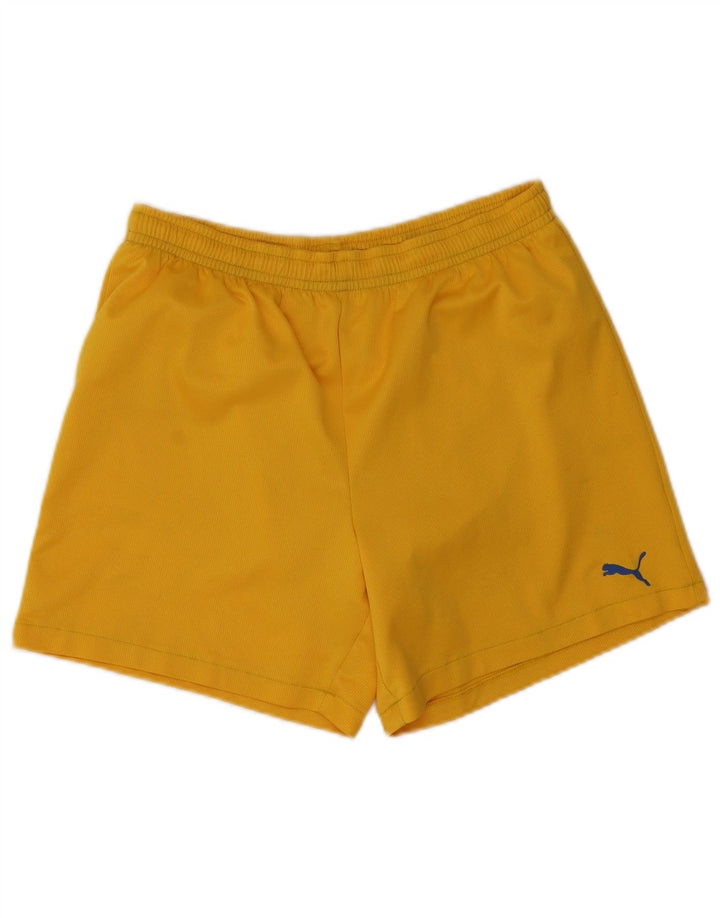Męskie spodenki sportowe Puma, średnie żółte