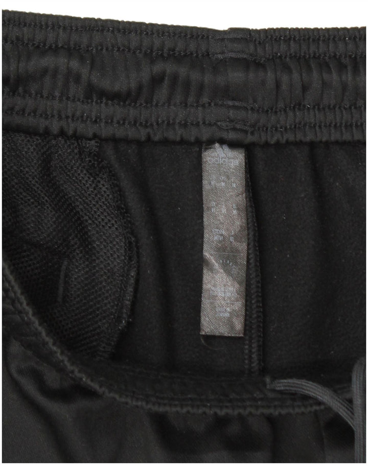 Męskie spodnie dresowe Adidas, średni czarny poliester