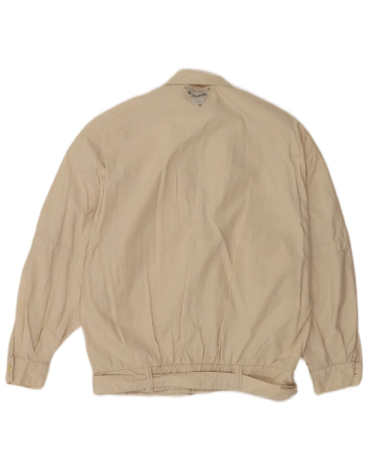 Kurtka Bomber Męska Swinger Batwing UK 44 2XL Beżowa Bawełna