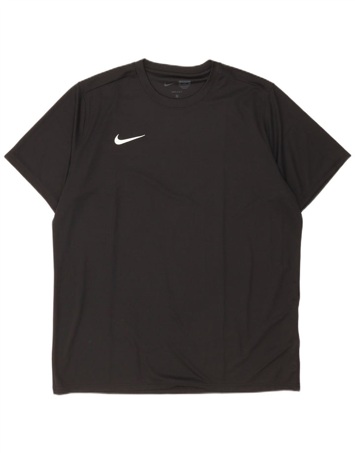 Męski T-shirt Nike Dri Fit Slim Fit Top 2XL Czarny Poliester