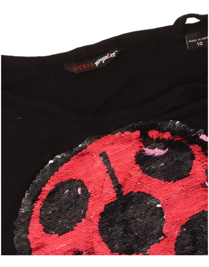 Top dla dziewczynki Guess na jedno ramię 9-10 lat, czarny