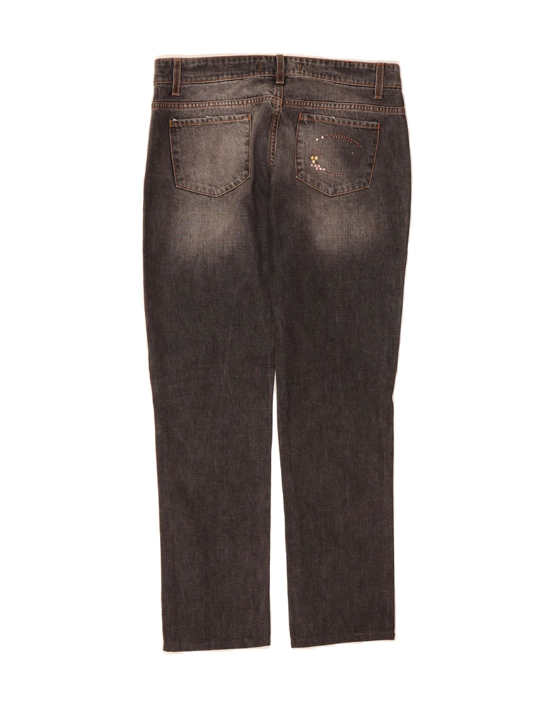 JUST CAVALLI Womens Straight Jeans W32 L30 Grey Cotton Vintage Just Cavalli and Second-Hand Just Cavalli from Messina Hembry 