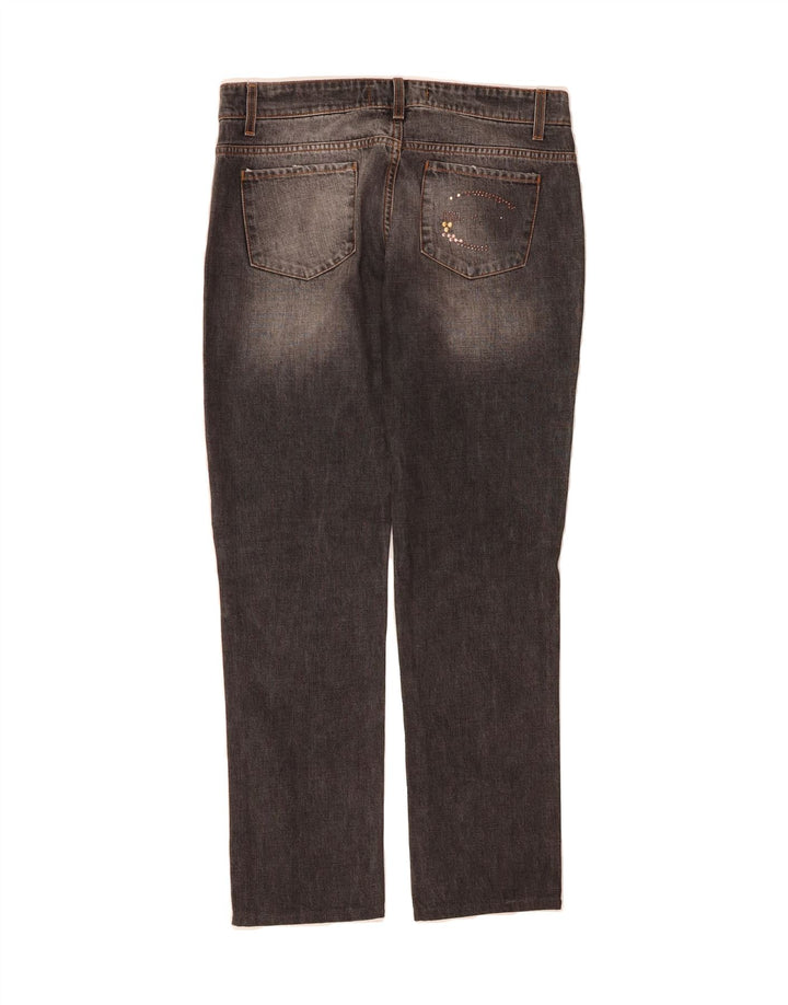 JUST CAVALLI Womens Straight Jeans W32 L30 Grey Cotton Vintage Just Cavalli and Second-Hand Just Cavalli from Messina Hembry 
