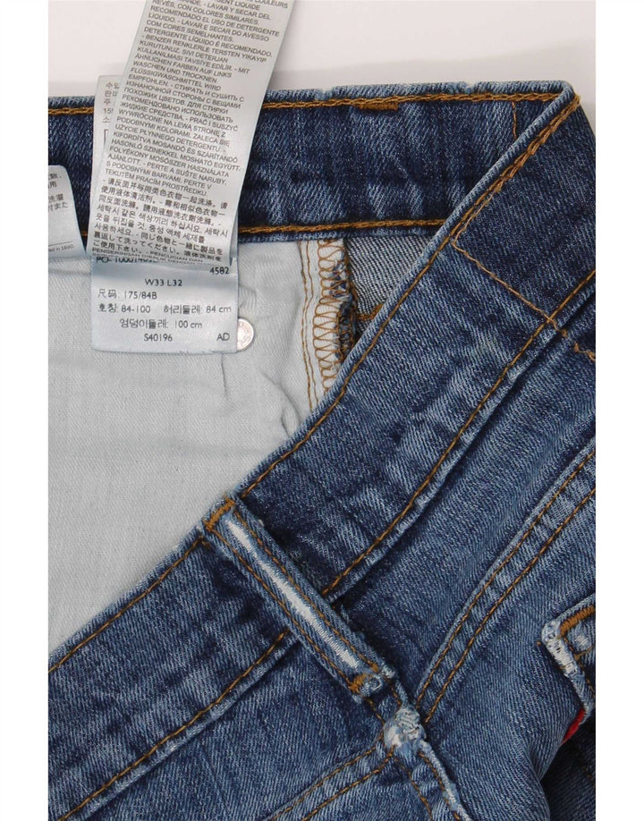 Męskie dżinsy Levi's W33 L32 Niebieskie bawełniane