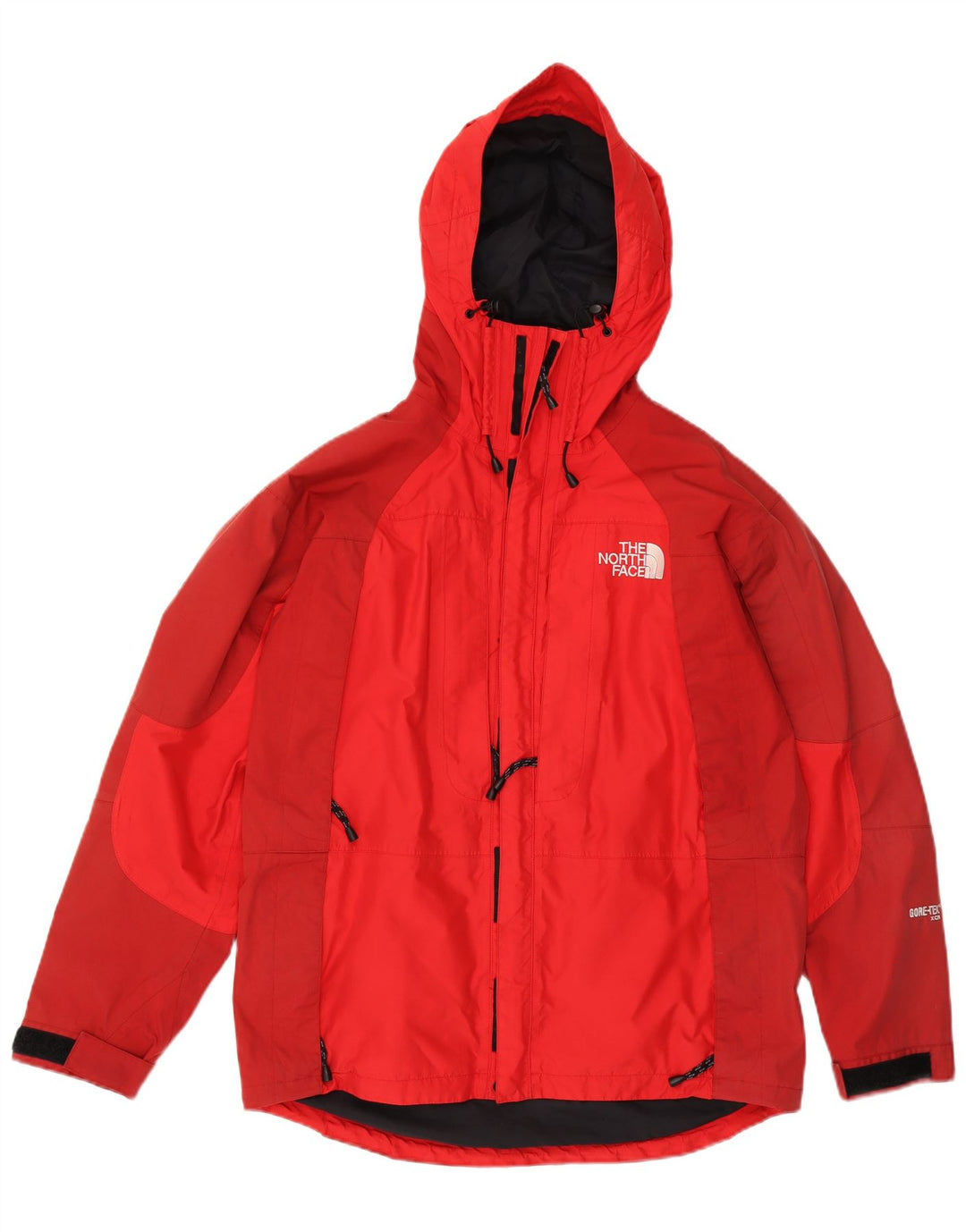 Męska kurtka wiatrówka z kapturem THE NORTH FACE UK 38 w kolorze średniej czerwieni