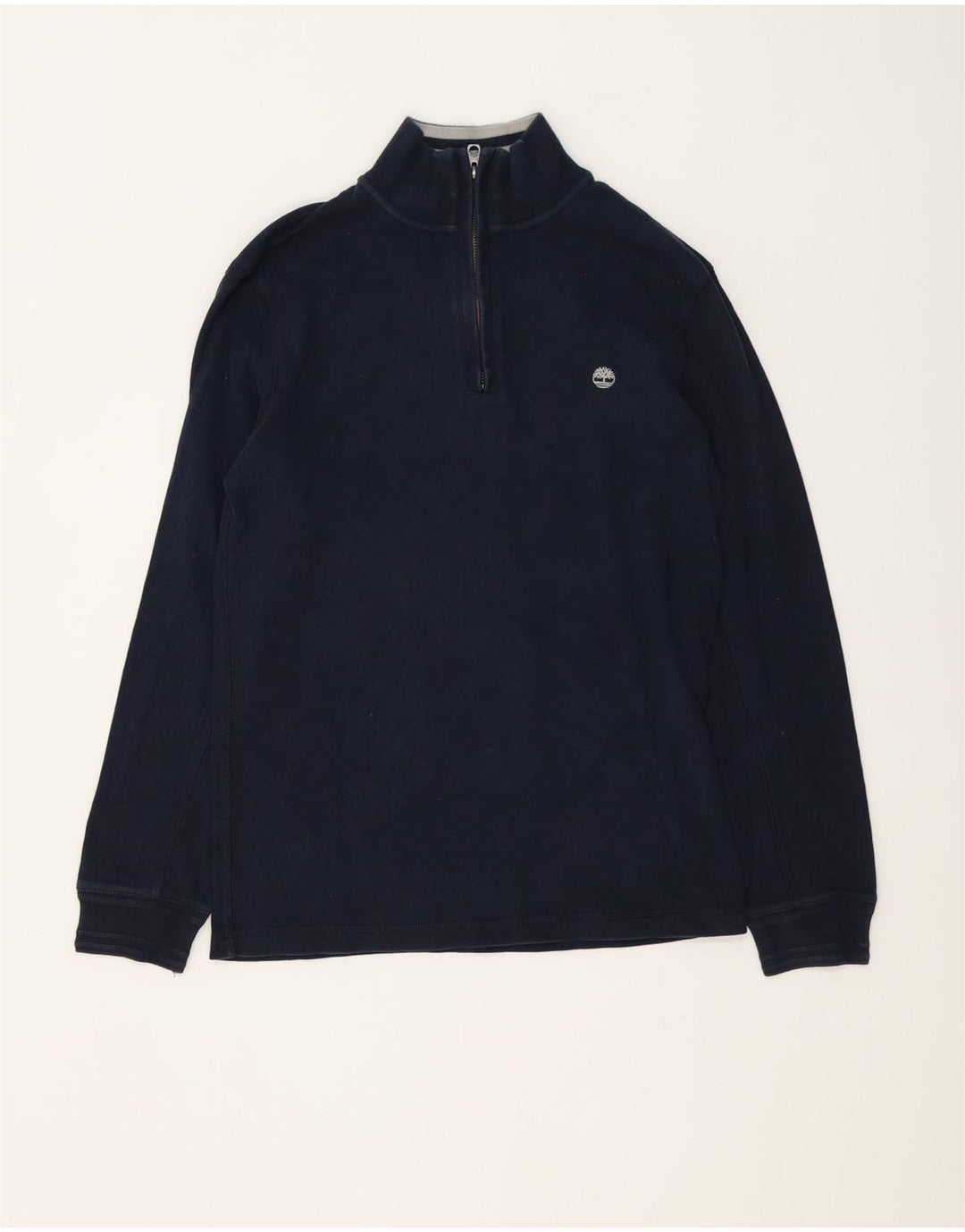 Męska bluza z zamkiem błyskawicznym Timberland, mała, granatowa, bawełniana