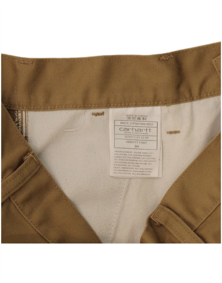 Męskie spodnie Chino Carhartt W30 L27 Beżowy poliester