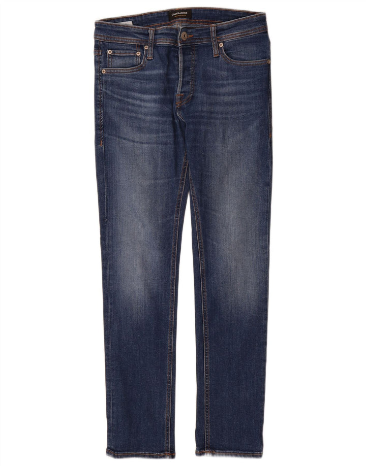 Męskie jeansy Jack & Jones GLENN Slim W29 L30 Niebieska bawełna