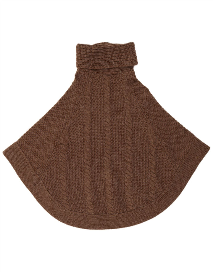 Damski sweter typu oversize Joules UK 10, mały, brązowy, akrylowy