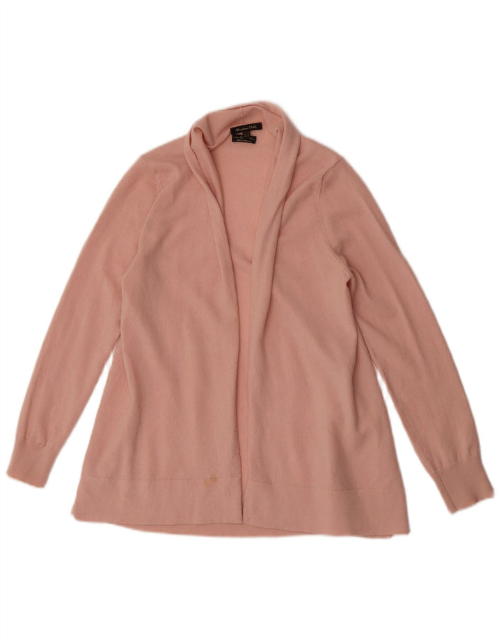 Sweter damski Massimo Dutti z otwartym kardiganem UK 12, średni róż