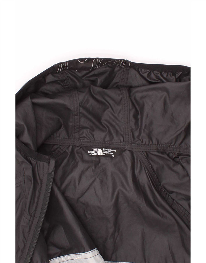 Chłopięca kurtka przeciwdeszczowa z kapturem The North Face, 7-8 lat, mała, czarna
