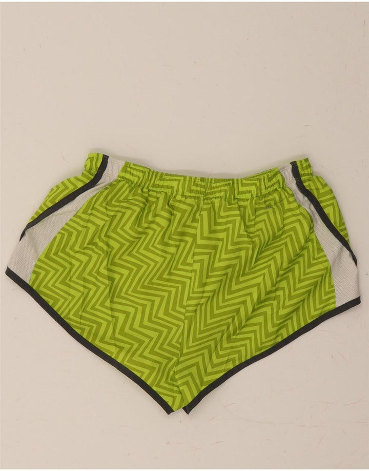NIKE Mens Dri Fit Sport Shorts Small  Green Chevron Polyester Vintage Nike and Second-Hand Nike from Messina Hembry 