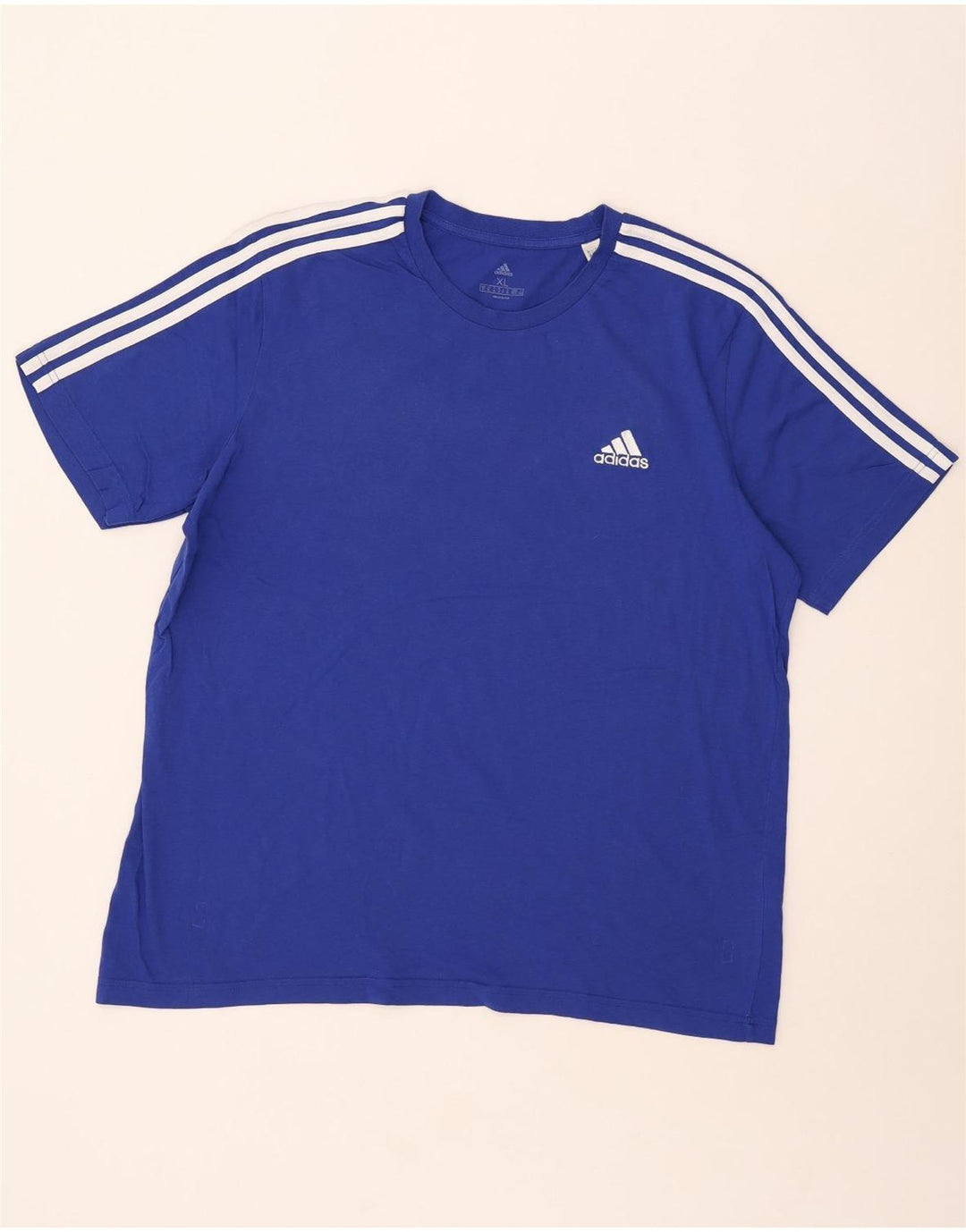 Adidas Męska Koszulka Top XL Niebieska Bawełna