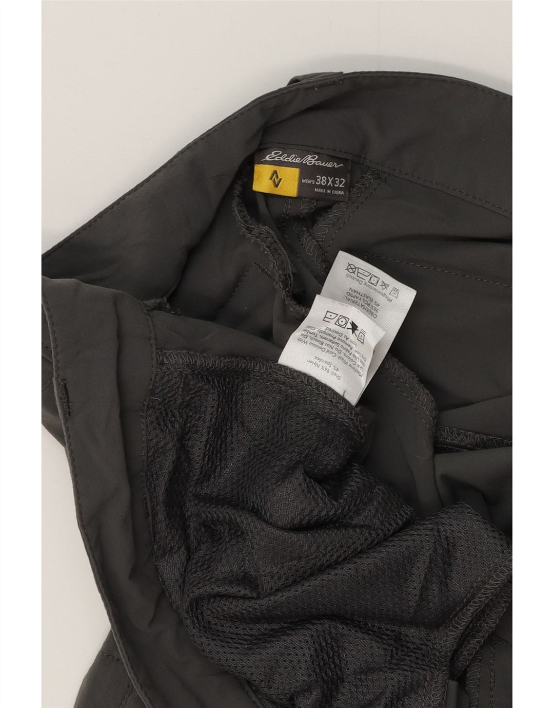 Męskie spodnie cargo EDDIE BAUER W38 L32 Szary nylon