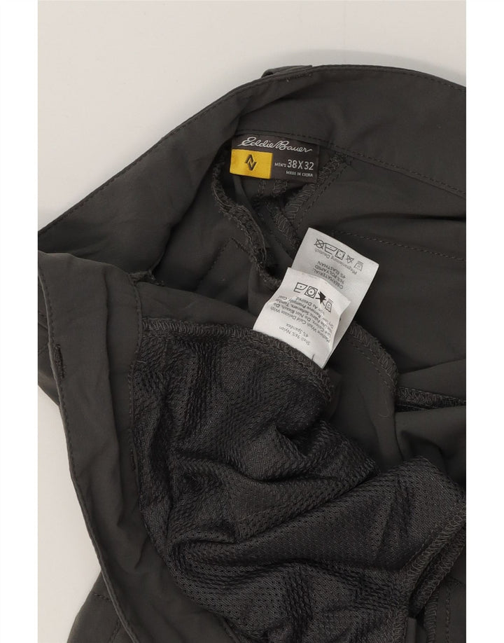 Męskie spodnie cargo EDDIE BAUER W38 L32 Szary nylon