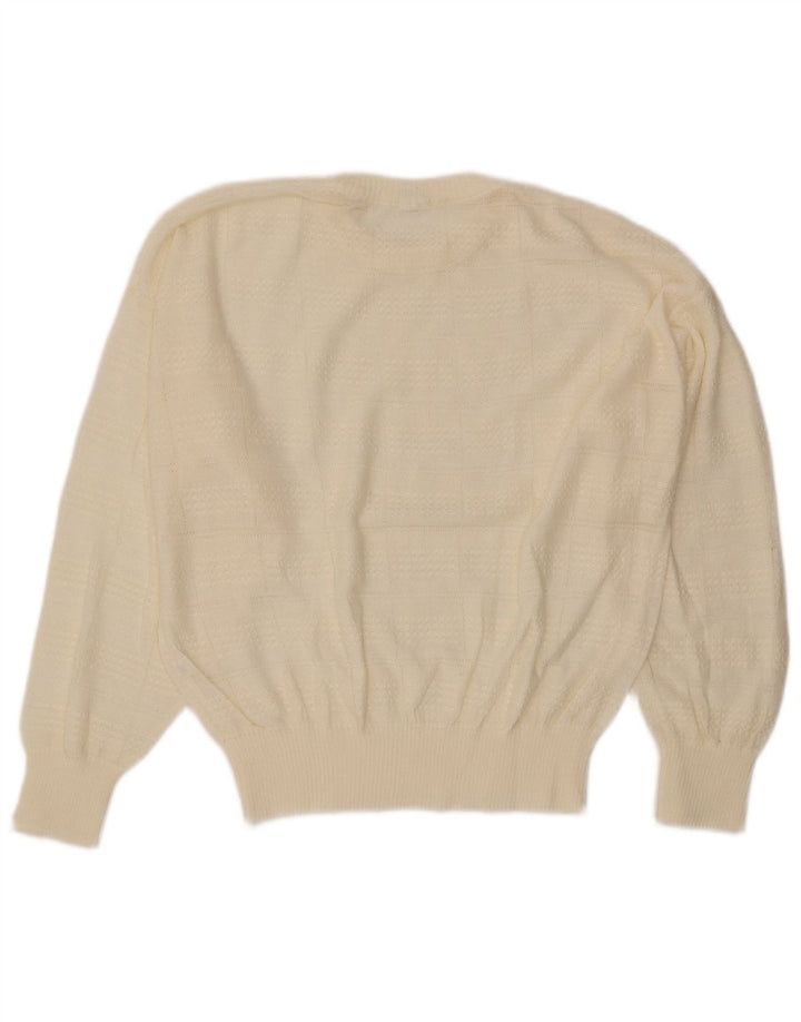 Apart Damski sweter z okrągłym dekoltem EU 44 XL w kolorze złamanej bieli