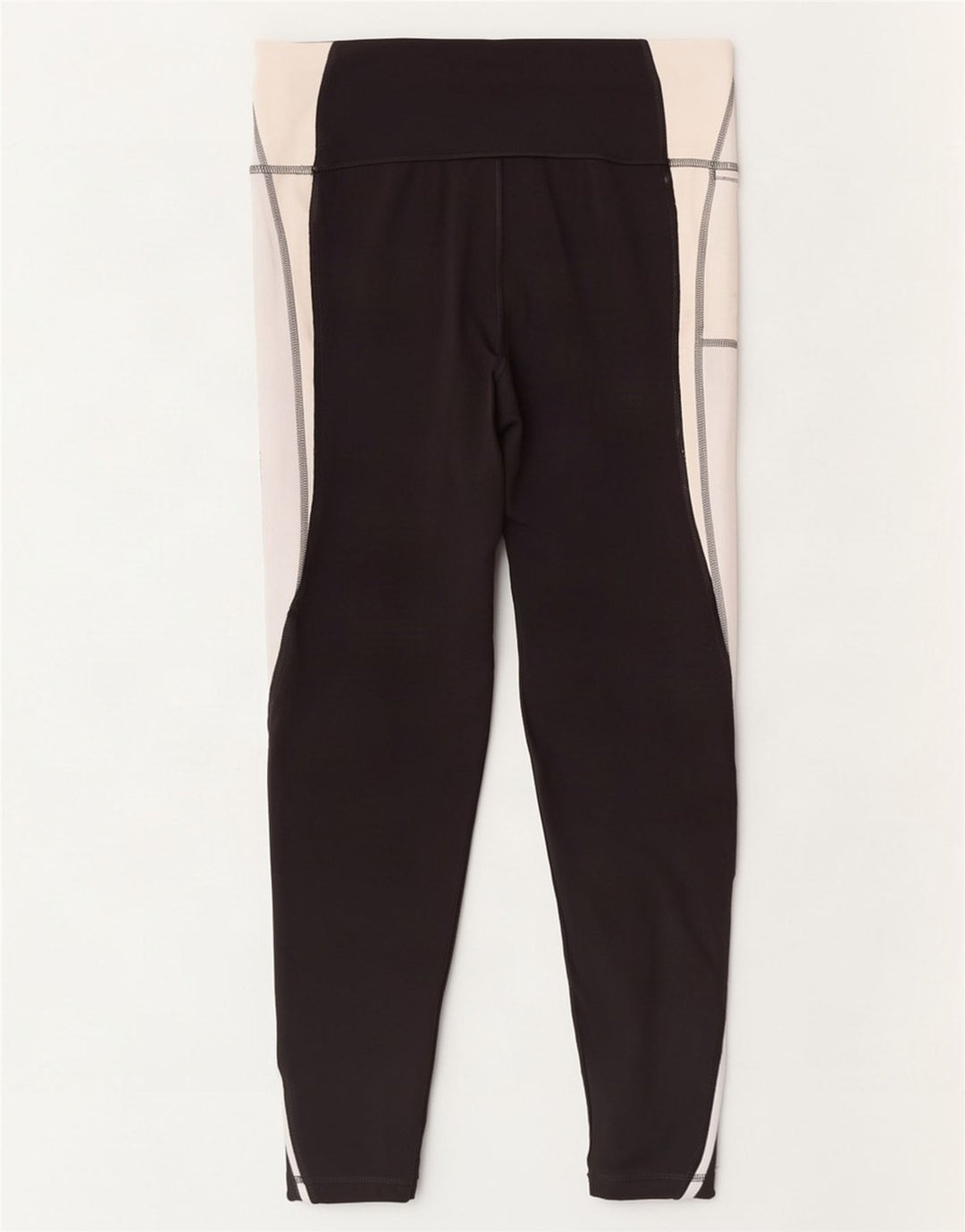 Damskie legginsy Puma UK 16, duży, czarny poliester z blokami kolorów