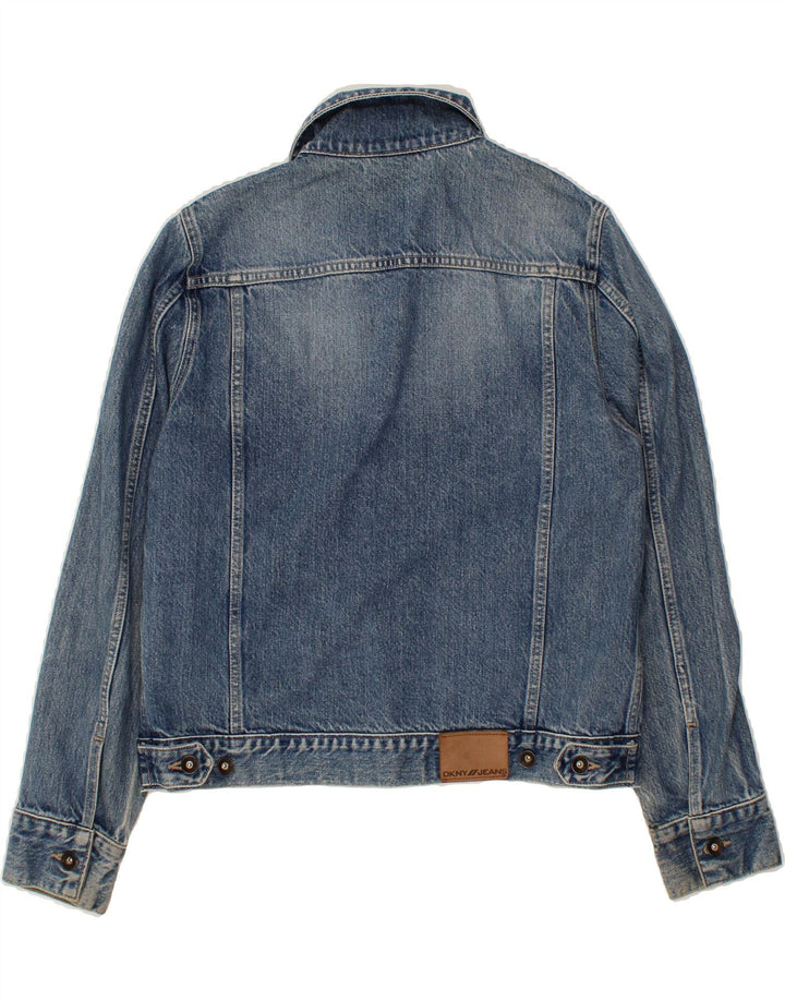 DKNY Womens Denim Jacket UK 16 Large Blue Cotton Vintage Dkny and Second-Hand Dkny from Messina Hembry 