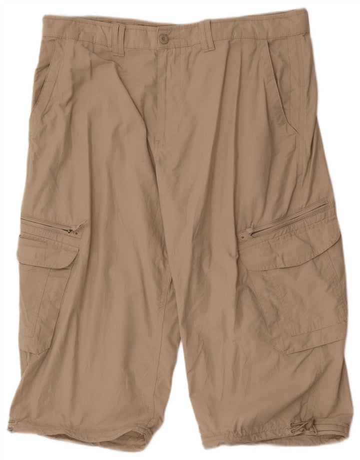Męskie spodenki cargo Marks & Spencer W38 XL, beżowa, bawełniana