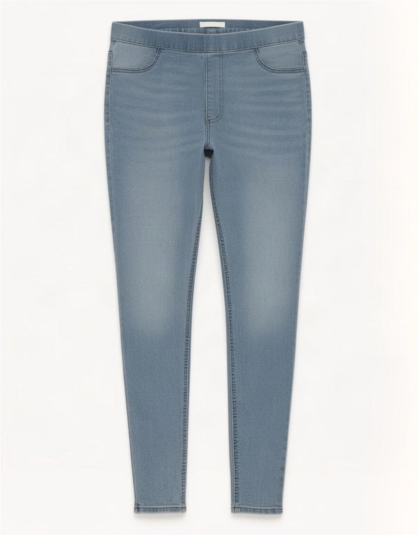 Marks & Spencer Damskie jeansy Jegging UK 16 duże W32 L29 Niebieska bawełna