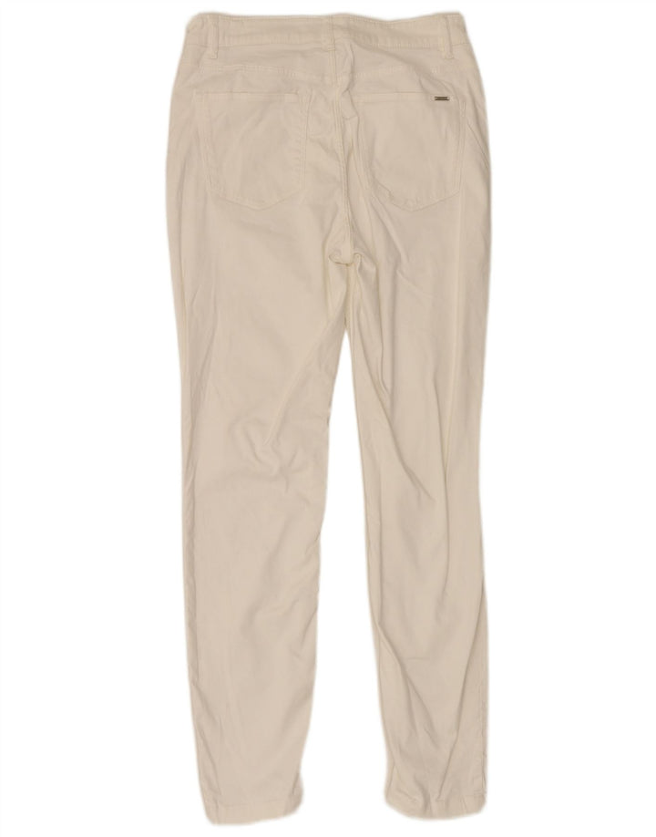Spodnie damskie Massimo Dutti Slim Casual EU 40 Medium W28 L28 Białe