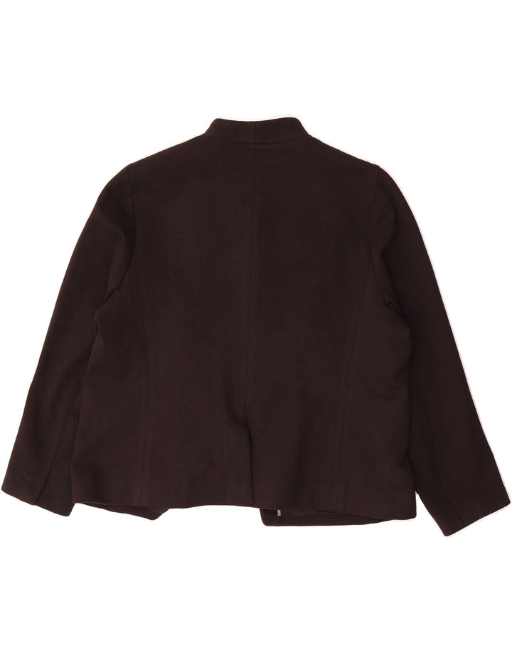 J. CREW Womens 365 Open Blazer Jacket US 20 2XL Black Viscose Vintage J. Crew and Second-Hand J. Crew from Messina Hembry 