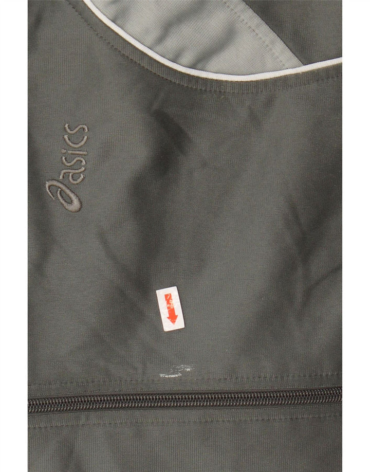 Męski sweter z kapturem i zamkiem ASICS XL w kolorze szarym