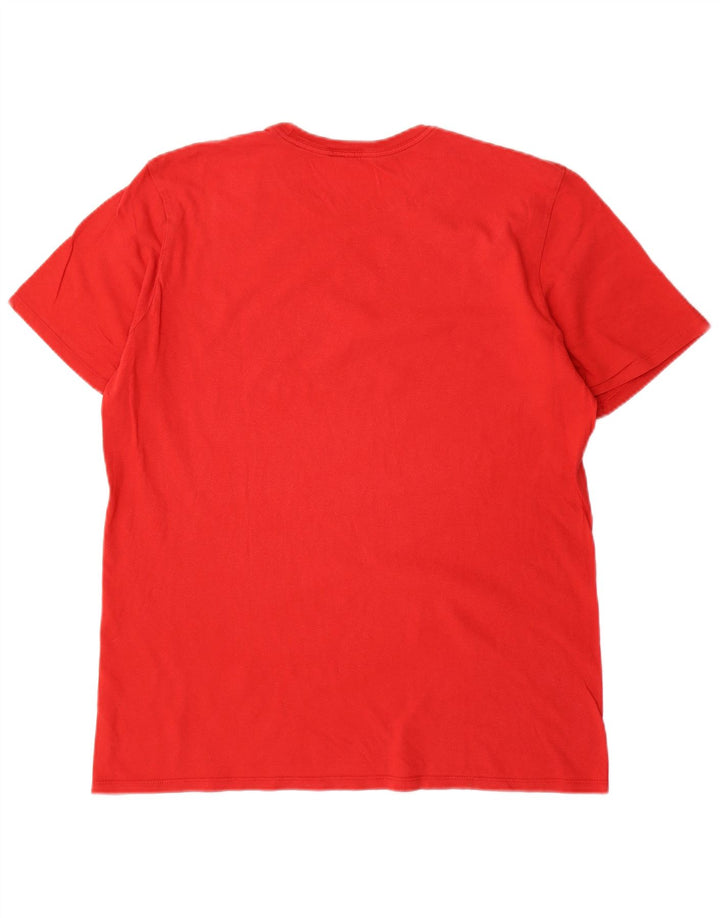 Męski T-shirt Nike Athletic Cut Graphic Top, duży, czerwony