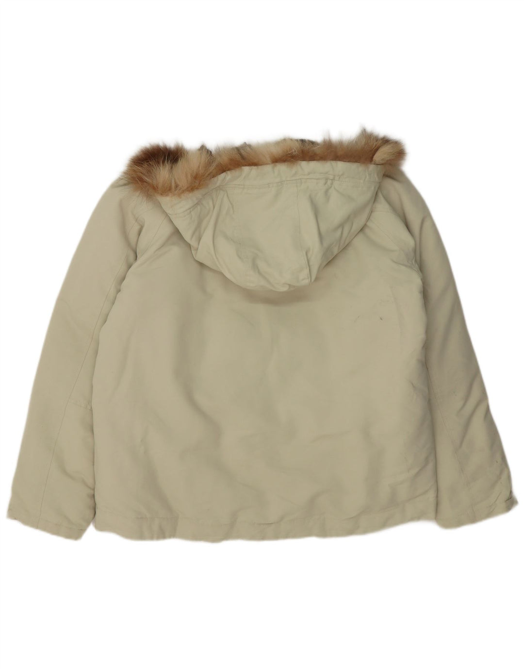 Damska ocieplana kurtka z kapturem Woolrich UK 18 XL, zielony nylon