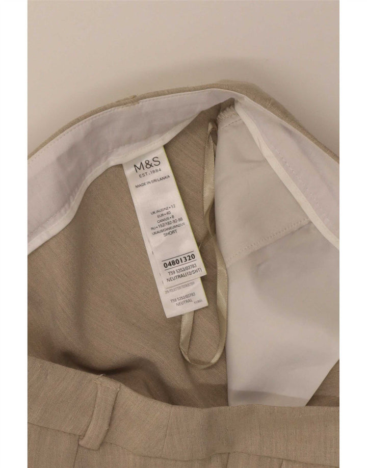 Spodnie damskie Marks & Spencer UK 12 Medium W32 L25 Beżowe
