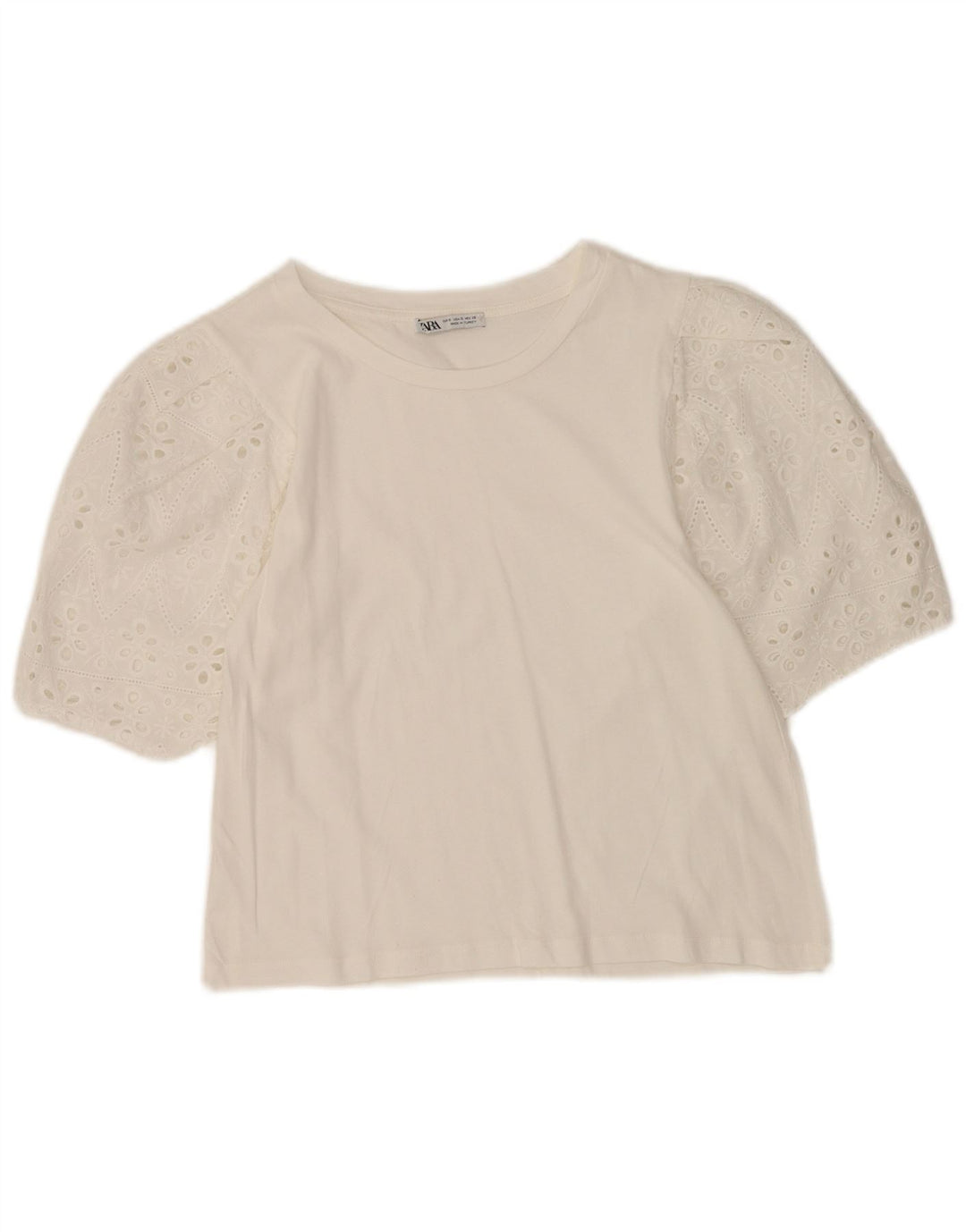 Damska krótka bluzka Zara Top UK 10 Small White
