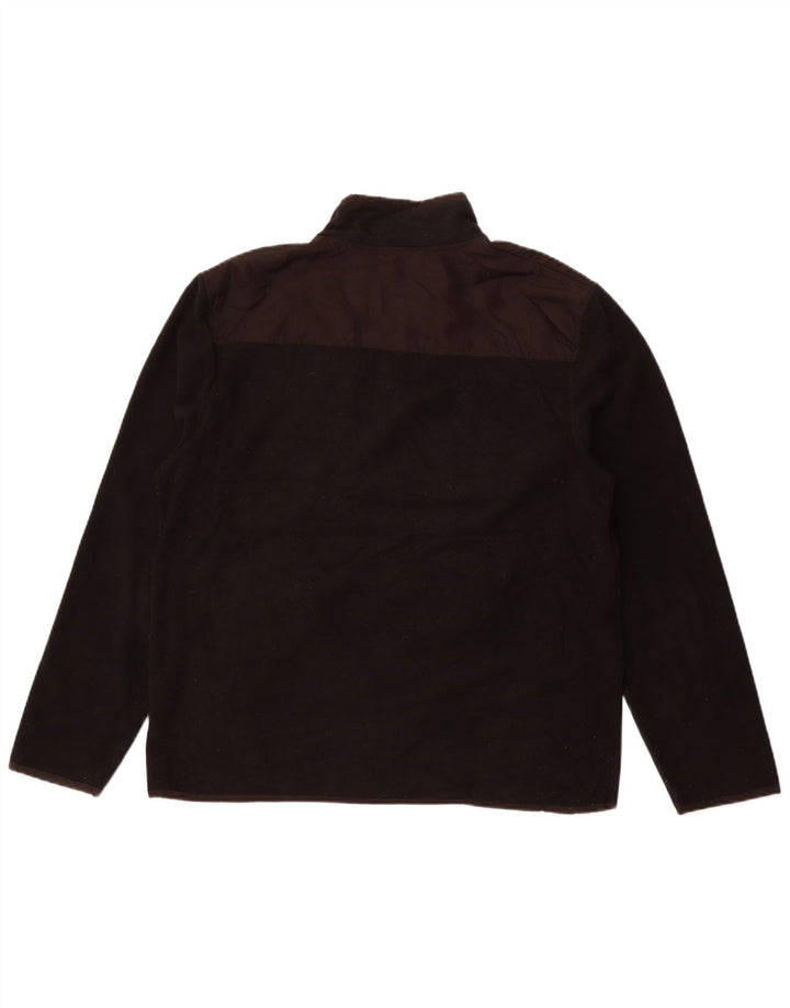 Męska kurtka polarowa Calvin Klein UK 42 XL, czarna, poliester