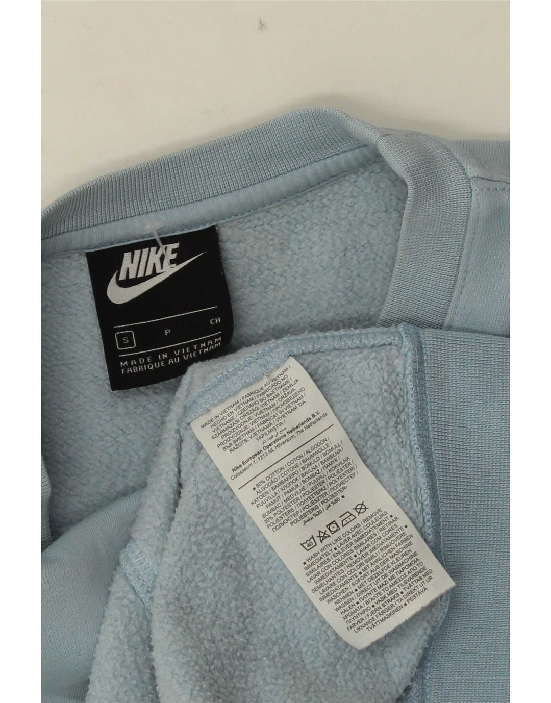 Męska bluza dresowa Nike, mała, niebieska, bawełniana