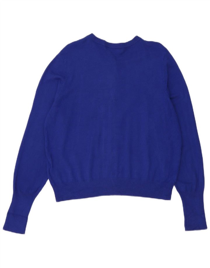 Sweter damski Marks & Spencer UK 14, średni niebieski, wiskoza