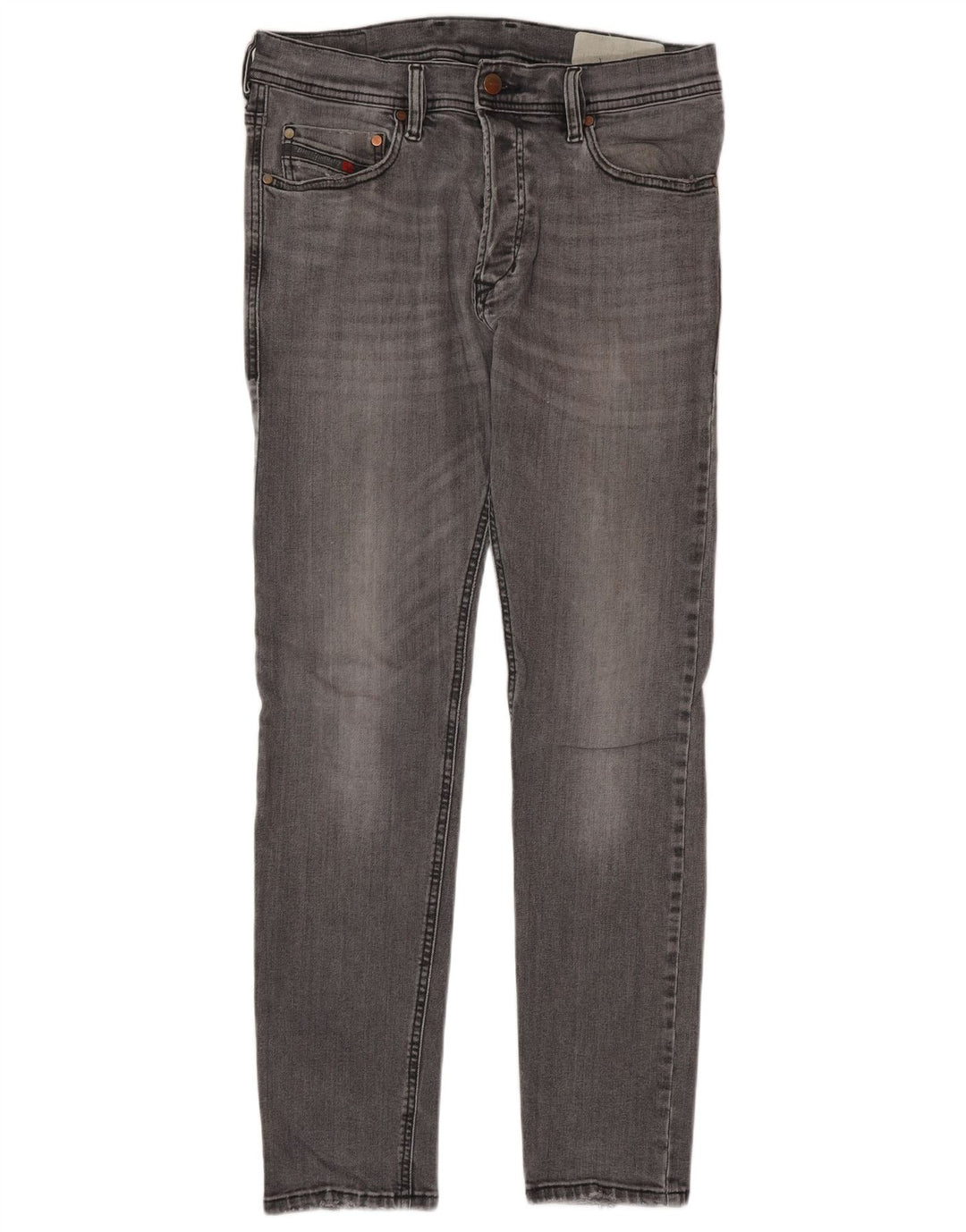 DIESEL Męskie jeansy obcisłe W29 L30 Szara bawełna