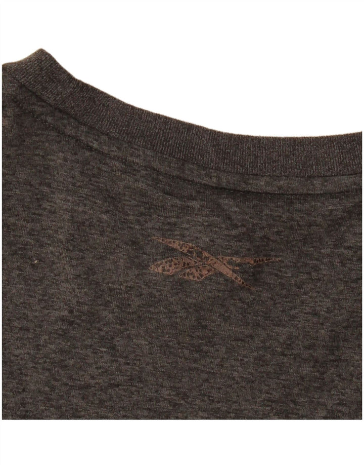 T-shirt męski Reebok Top, średnioszary, poliester