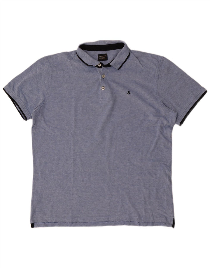 Męska koszulka polo Jack & Jones 2XL niebieska