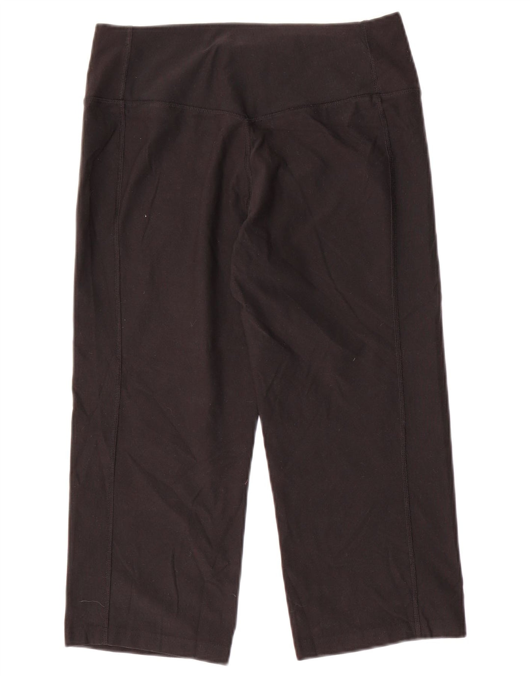 Damskie legginsy NIKE Dri Fit Capri UK 12, średni czarny poliester