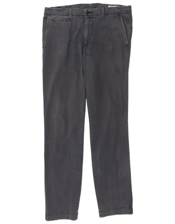 Męskie spodnie Chino Gap W34 L34 Szara bawełna