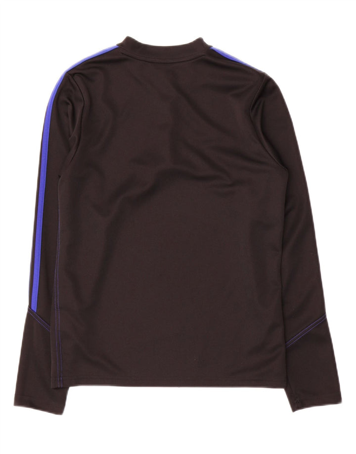 Chłopięcy dres Adidas Aeroready z zamkiem błyskawicznym na szyi, 13-14 lat, czarny