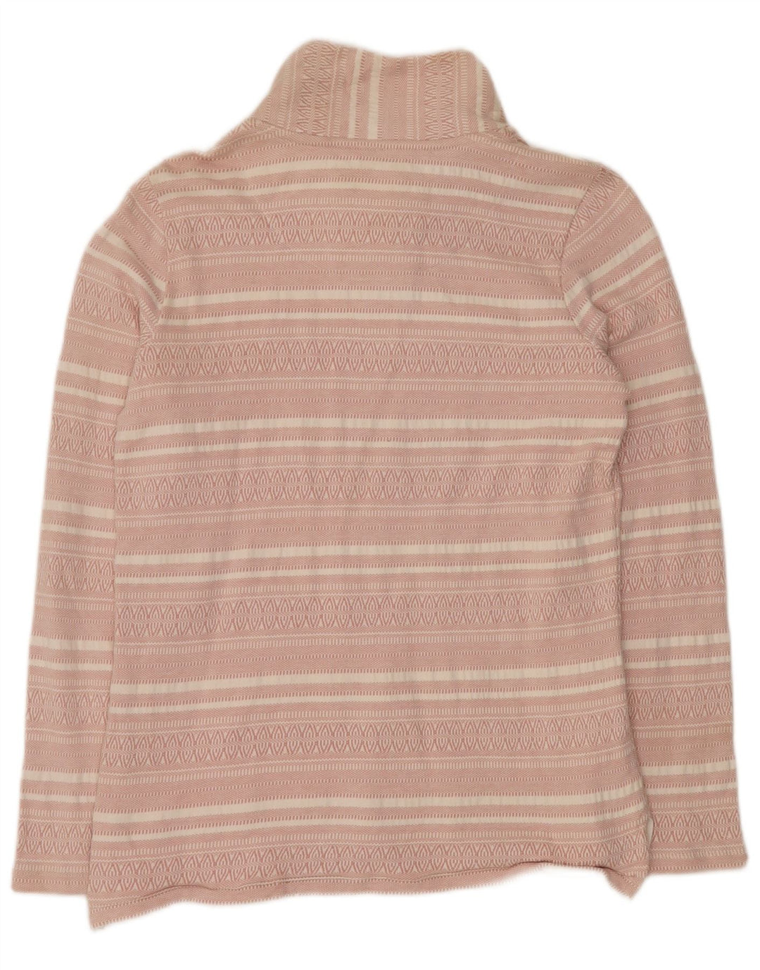 Damski sweter oversize FAT FACE UK 8 w małe różowe paski