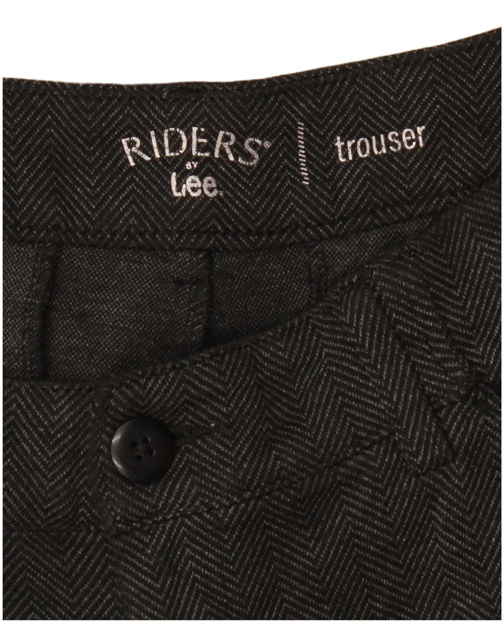 Damskie spodnie LEE Riders Bootcut W32 L25 Szara jodełka