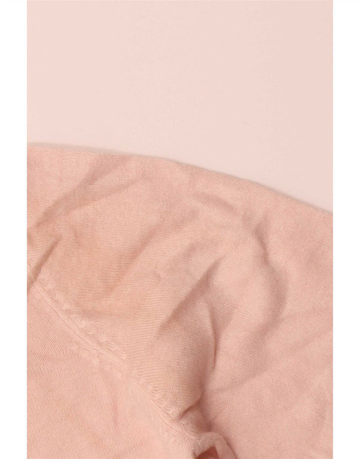 Marks & Spencer Damski sweter oversize z dekoltem w łódkę, UK 16, duży różowy