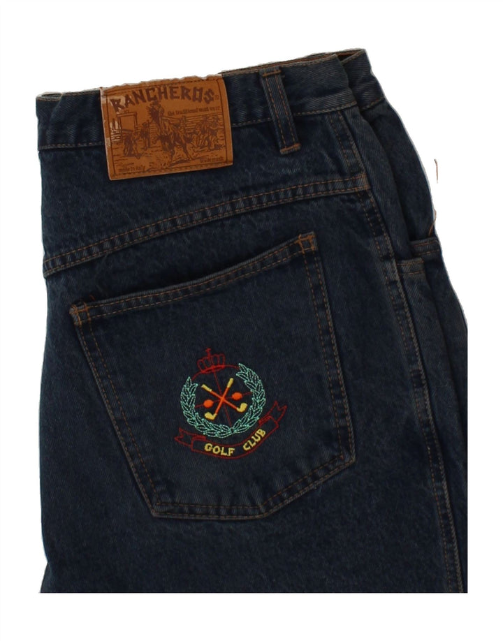 RANCHEROS Mens Denim Shorts W34 Large Blue Vintage Rancheros and Second-Hand Rancheros from Messina Hembry 