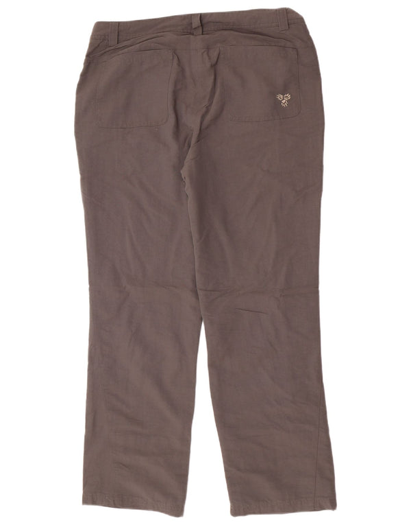 Damskie spodnie wiatrówkowe Jack Wolfskin UK 16/18 Large W36 L32 Szare