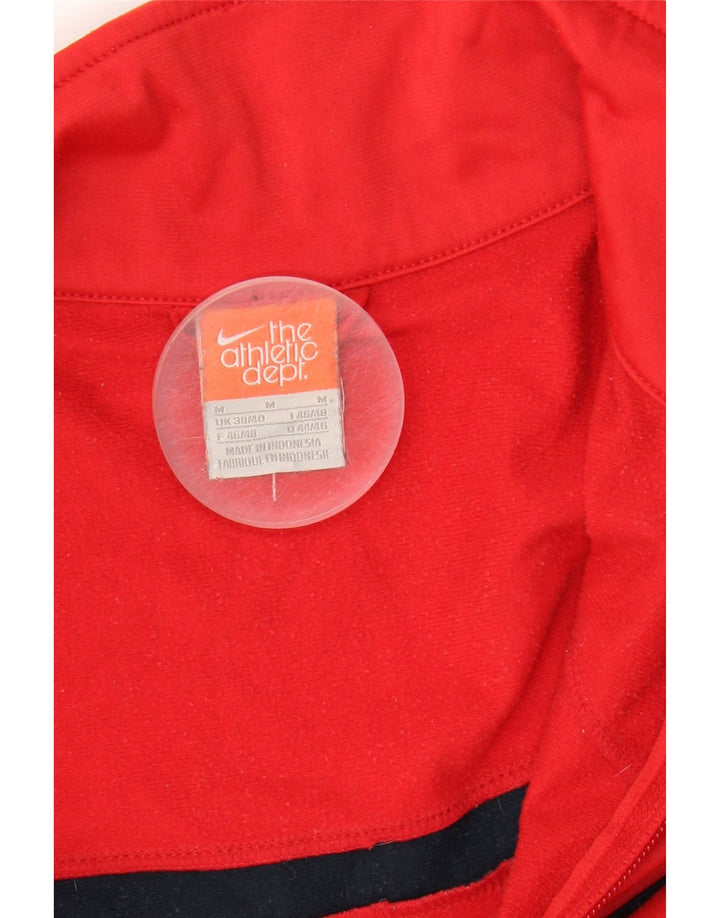 NIKE Mens Tracksuit Top Jacket UK 38/40 Medium Red Colourblock Vintage Nike and Second-Hand Nike from Messina Hembry 