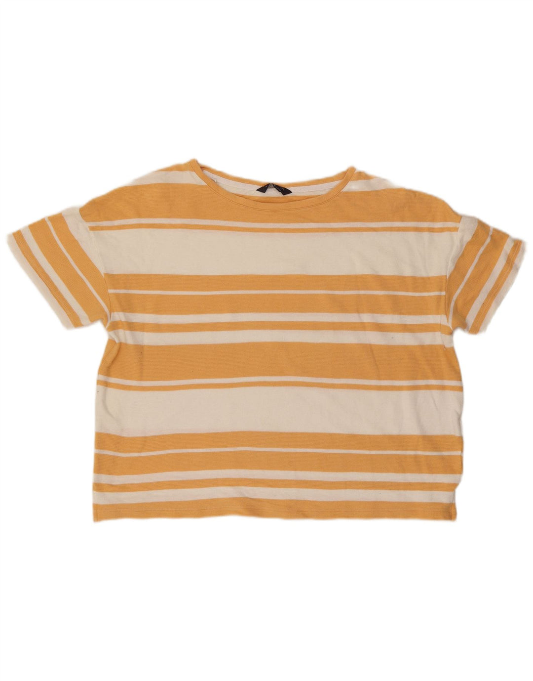 Marks & Spencer Damski T-shirt oversize UK 16, duże, pomarańczowe paski