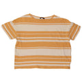 Marks & Spencer Damski T-shirt oversize UK 16, duże, pomarańczowe paski