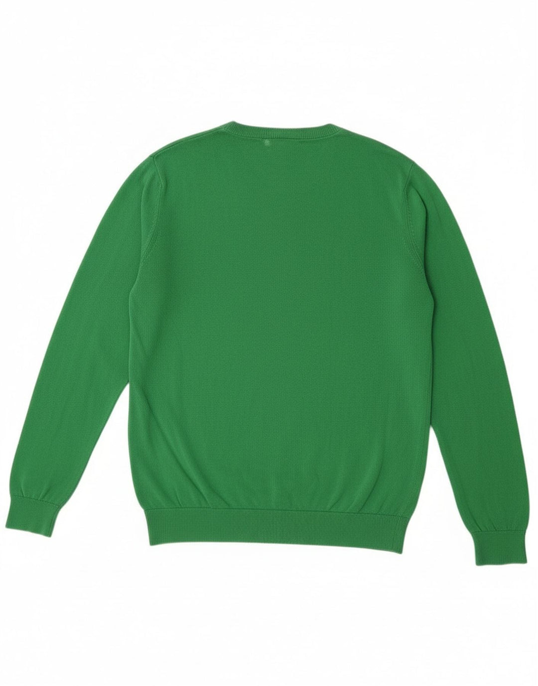Męski sweter Lacoste z dekoltem w kształcie litery V, rozmiar 4, średni zielony